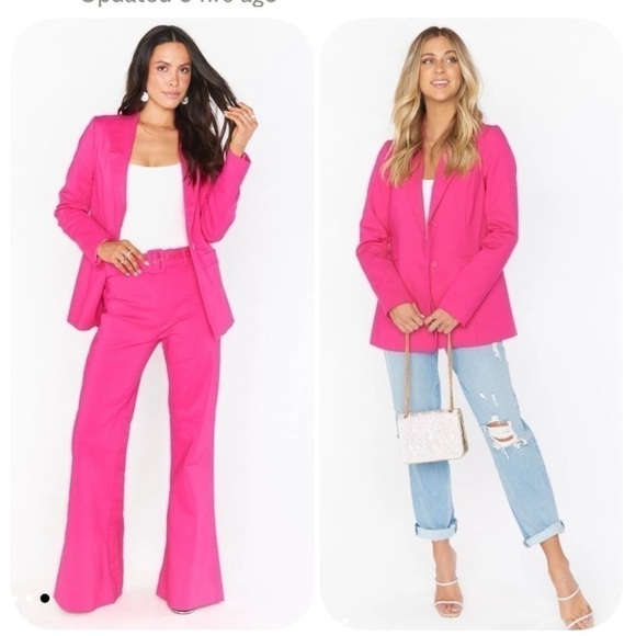 Show Me Your MuMu Hot Pink Major Blazer - Picture 3 of 16
